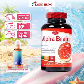 Viên uống Olympian Labs Alpha Brain hỗ trợ tăng cường tuần hoàn não (60 viên)