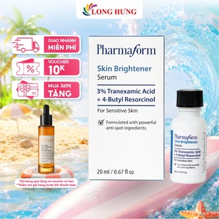 Tinh chất dưỡng trắng Pharmaform Skin Brightener Serum 3% Tranexamic Acid + 5% Niacinamide (20ml)