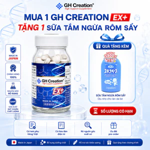 Viên Uống Hỗ trợ Tăng Chiều Cao GH Creation EX+ Nhật Bản Phát Triển Chiều Cao Lọ 270 Viên