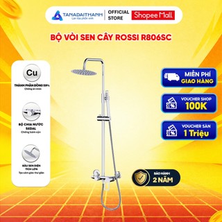 Bộ Vòi Sen Cây Rossi R806SC Phong Cách Châu Âu, Có Nóng Lạnh, BH 2 Năm