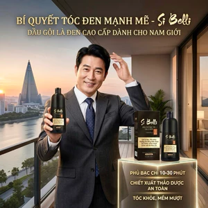 SI BELLI – GỘI LÀ ĐEN, TÓC ĐEN TỰ NHIÊN CHỈ SAU 30 PHÚT