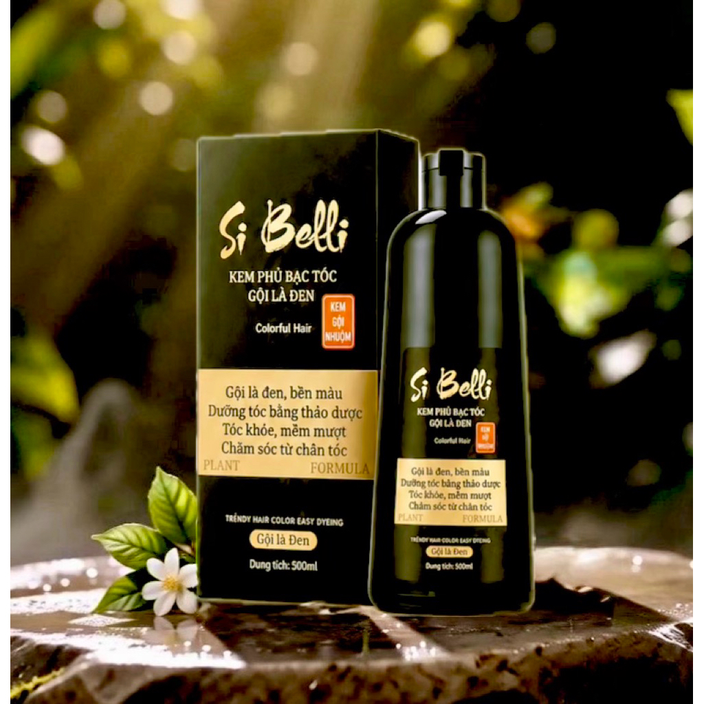 SI BELLI – GỘI LÀ ĐEN, TÓC ĐEN TỰ NHIÊN CHỈ SAU 30 PHÚT