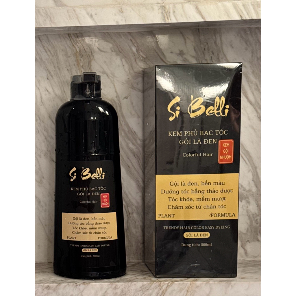 SI BELLI – GỘI LÀ ĐEN, TÓC ĐEN TỰ NHIÊN CHỈ SAU 30 PHÚT