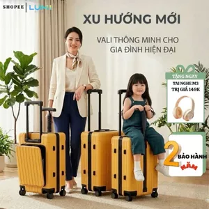Vali Ngồi Cho Bé Cao Cấp 20inch,Chịu trọng tải 40kg – Kéo Êm, Ngồi Thoải Mái, Tiện Du Lịch