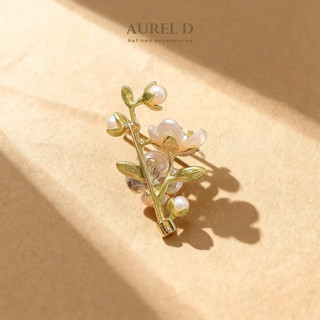 Trâm Cài Áo Aurel D Hoa Anh Đào Cài Áo Dài, Vest, Sơ Mi, Váy, Âu Phục