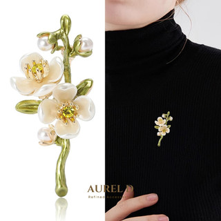 Trâm Cài Áo Aurel D Hoa Anh Đào Cài Áo Dài, Vest, Sơ Mi, Váy, Âu Phục