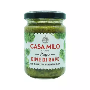 Casa Milo Sugo pronto Cime di Rapa Sốt bông cải và cải turnip với dầu ô liu 130g