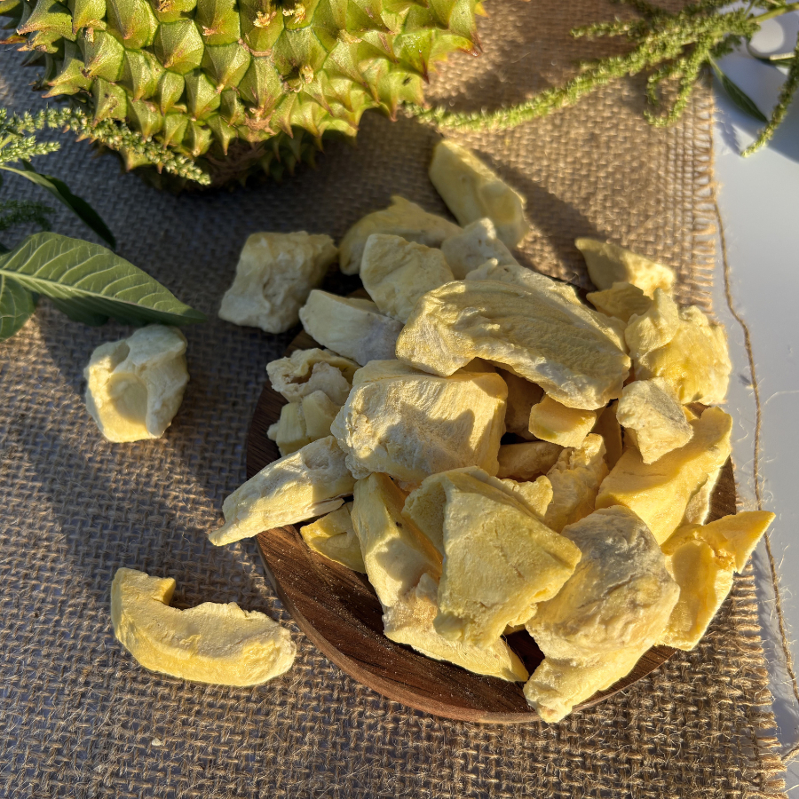 Sầu Riêng Sấy Thăng Hoa 200g - Bình Minh Farm Đắk Lắk | Sầu Riêng Sấy Giòn, Sầu Riêng Sấy Khô, Không Thêm Đường