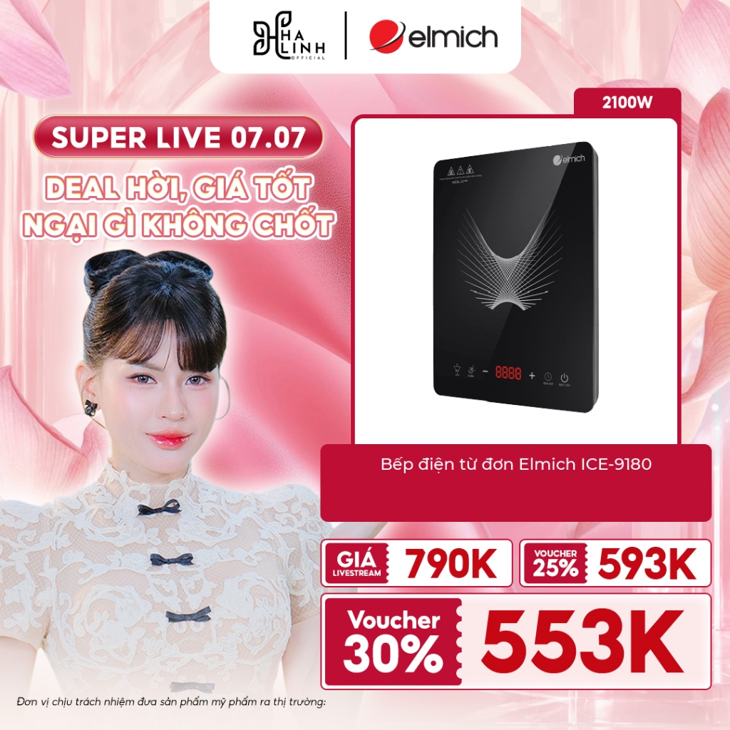 ( VHL - ELMICH ) Bếp từ đơn Elmich ICE9180