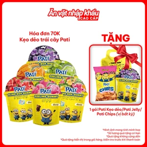 Kẹo Dẻo Trái Cây PATI Minions Ăn Vặt Thơm Ngon An Toàn Cho Bé