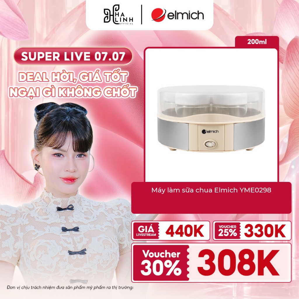 [ VHL - Elmich ] Máy làm sữa chua Elmich YME0298