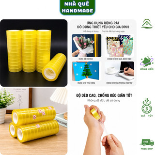 Băng Keo Vàng Siêu Dày, Siêu Dai 220gr Chuyên Dùng Bó Hoa Siêu Dai