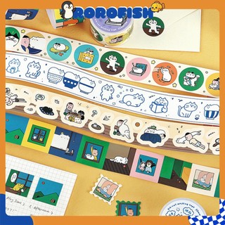 Sticker Cuộn Note For × MATSUGODA Dễ Thương Trang Trí Sổ Tay, Nhật Ký, Scrapbook, Laptop, Điện Thoại