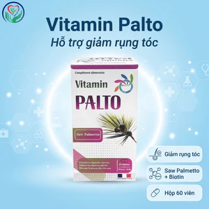 Vitamin Palto 60 viên hỗ trợ giảm rụng tóc, hỗ trợ mọc tóc, nuôi dưỡng tóc chắc khỏe