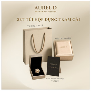 Set Túi Hộp Quà Aurel D Đựng Trâm Cài Sang Trọng Thanh Lịch Tinh Tế