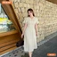 Đầm thiết kế BEMINE cổ tim tay bồng dáng chữ A phù hợp đi chơi-B429