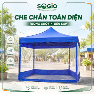 Nhà bạt di động / Lều xếp / Gấp gọn / 1800D / Chống mưa nắng / Khung thép / Ngoài trời / 3x3 3x4.5 3x6m