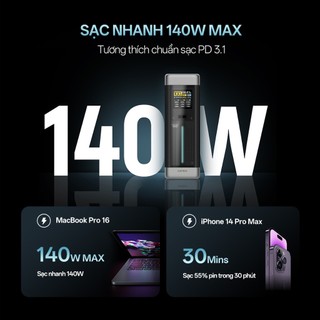 CUKTECH 20 Sạc Di Động 2C1A | Công Suất 210W Max | Dung Lượng 25.000mAh | Bảo Hành 18 Tháng P23
