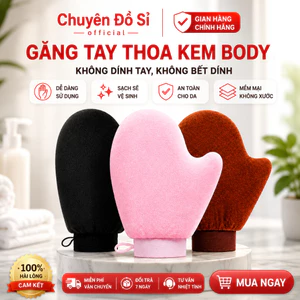 Găng Tay Thoa Kem chống nắng, Chất Liệu Mềm Mại, dễ dàng tái sử dụng
