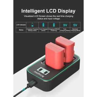Kingma LP-E6P 2600mAh | Pin và sạc máy ảnh cho Canon EOS R63 R52 R R52 R6 R5 5D2 5D3 5D4 6D 6D2 7D 70D 80D 90D