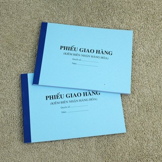 PHIẾU GIAO HÀNG ( kiêm biên nhận) khổ A5 - 2 liên