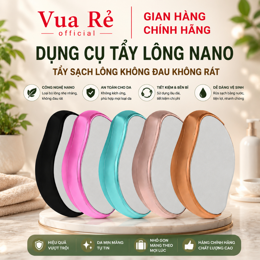 [Mua 5 tặng 1] Dụng cụ tẩy lông không đau tiện lợi hàng chuẩn nội địa Trung