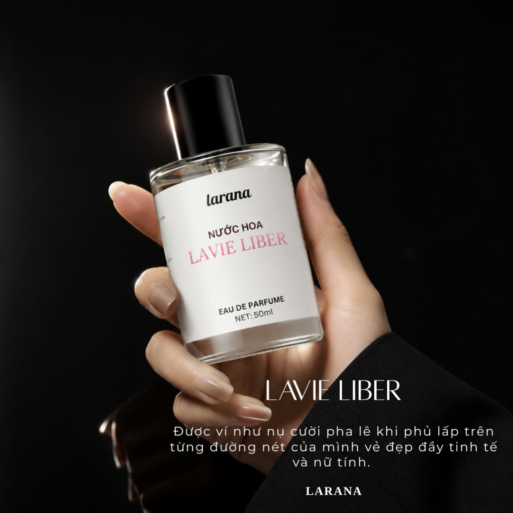 Nước hoa Lavie Liber Thương hiệu Larana, Hương thơm sang trọng, ngọt ngào, thanh lịch 10ml/50ml.