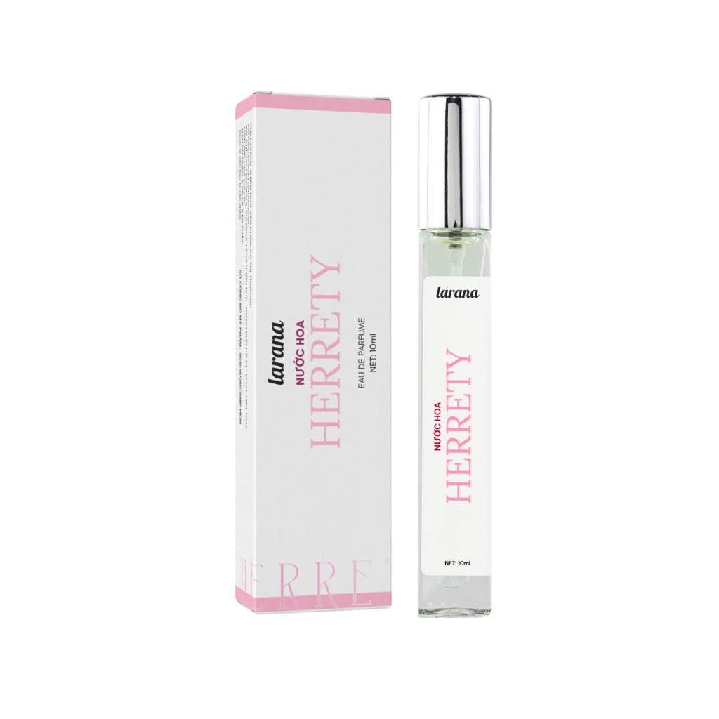 Nước hoa nữ Herrety by Larana, Hương thơm sang trọng, tinh tế, quyến rũ  dung tích tùy chọn 10ml/50ml.