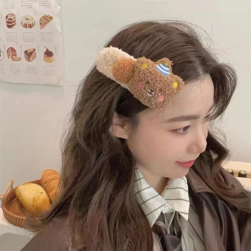 Kẹp Tóc Gấu Bông Dễ Thương – Phụ Kiện Tóc Nữ Cute