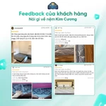NỆM KIM CƯƠNG - Nệm bông ép mix foam GALVIN bảo hành 10 năm, nâng đỡ, thoáng mát, kháng khuẩn, chống nấm mốc — ảnh 5