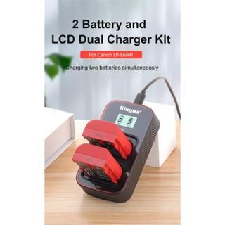 Kingma LP-E6P 2600mAh | Pin và sạc máy ảnh cho Canon EOS R63 R52 R R52 R6 R5 5D2 5D3 5D4 6D 6D2 7D 70D 80D 90D