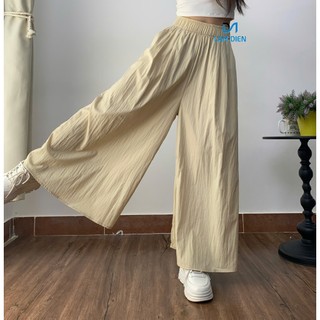 Quần Ống Rộng Nữ Có Túi, Chất Gió Lụa Mềm Mại trẻ trung, năng động, cá tính
