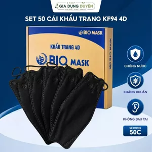 SET 50 CÁI KHẨU TRANG KF94 4D, KHẨU TRANG HÀN QUỐC