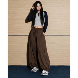 Quần jogger túi hộp ống rộng cạp chun dây rút chất kaki mềm phong cách hàn quốc nhiều màu TP04