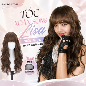 TÓC LISA (BLACKPINK) SÓNG DÀI TẶNG KÈM BỘ PHỤ KIỆN HÀNG HIẾM