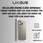 Ốp Likgus chất liệu titan lưng nhám IPhone 11 12 13 14 15 16promax pro -độ giống màu titan iphone 15