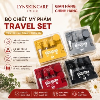 Set chiết mỹ phẩm du lịch Travel 5 món siêu tiện lợi, nhỏ gọn thông minh.