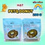 Hạt Mèo PetQ Donut Topping Thịt Sấy Chà Bông - Giảm búi lông - Túi 200g