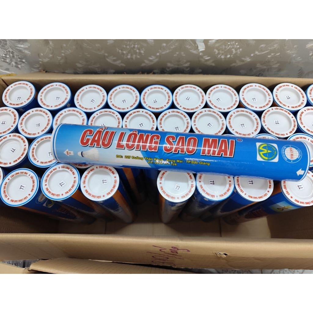 Ống cầu lông Thành Công 77, Hải Yến S80, S70, S90, Sao Mai 77 - Quả Cầu Lông chuẩn thi đấu
