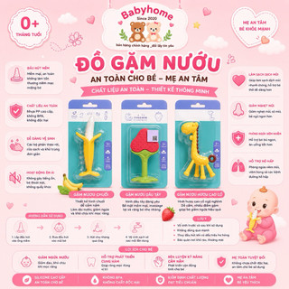 Gặm Nướu An Toàn Cho Bé Từ 3 Tháng - 18 Tháng babyhome