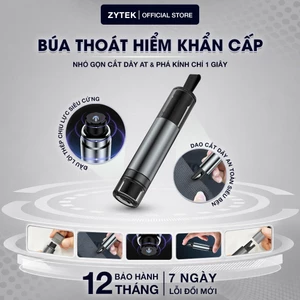 Búa thoát hiểm ô tô chính hãng ZYTEK phá kính khẩn cấp, cắt dây an toàn siêu nhanh, lõi thép cao cấp