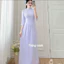 Áo Dài Học Sinh,Đồng Phục Cấp3,..Dress Women Voi Voan Kem,vải lụa Mỹ