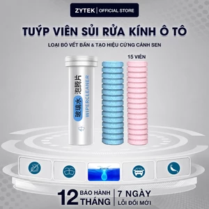 Viên sủi rửa kính ô tô đa năng ZYTEK hiệu ứng cánh sen chống bụi bẩn, không bị cặn, bảo vệ cần gạt
