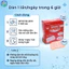 Miếng dán giữ nhiệt Salonpas Jikabari Hisamitsu hộp 8 miếng, làm ấm dễ chịu vùng lưng, mỏi cơ