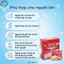 Miếng dán giữ nhiệt Salonpas Jikabari Hisamitsu hộp 8 miếng, làm ấm dễ chịu vùng lưng, mỏi cơ