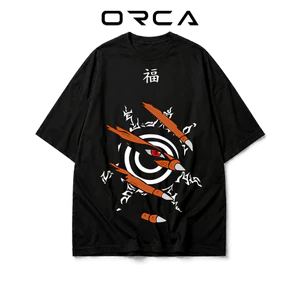 Áo thun Orca in hình Kurama Naruto - Vải Cotton cao cấp - ORCA931