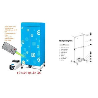 Thẻ bảo hành toàn shop khi mua sản phẩm tủ sấy quần áo