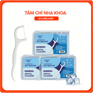 Tăm Chỉ Nha Khoa 2 Đầu Tăm Xỉa Răng Kèm Chỉ Vệ Sinh Kẽ Răng Chân Nướu Sạch Sẽ