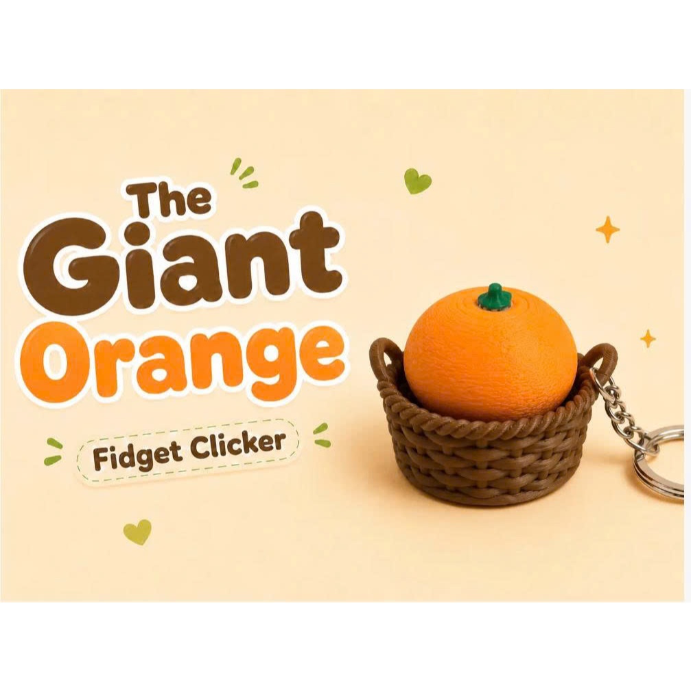 Móc Khóa Clicky Pixel Fidget Bấm Giảm Stress In 3D – Đồ Chơi Bấm Click Trang Trí Chìa Khóa / Balo
