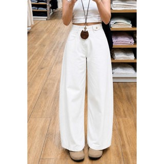 Quần suông nữ ống rộng cạp cao dáng baggy chất kaki mềm co giãn nhẹ che khuyết điểm nhiều màu TP03